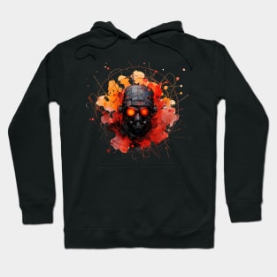 Futuristic Science Fiction Insurgent Watercolor Hoodie